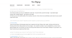 Desktop Screenshot of beerodysseys.com